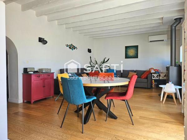 Maison de caractère – 165 m² – 5 chambres – Piscine – Commerces à pied