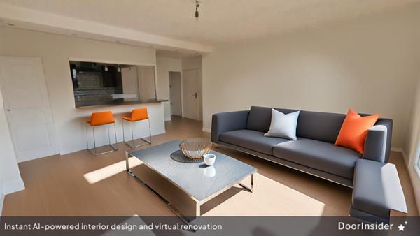 Appartement 4 pièces de 69 m² ,box + cave en centre ville de MANTES LA VILLE