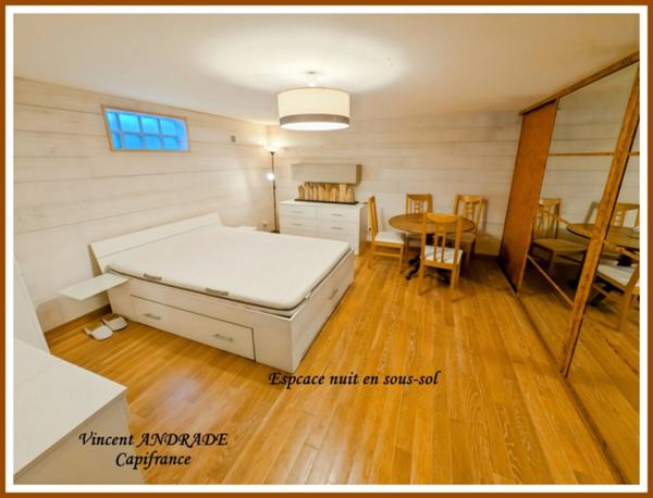 VILLEMOISSON SUR ORGE-sous-sol -Jacuzzi-Sauna-Dépendance-5chambres