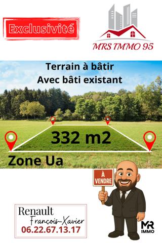 Grange à réhabiliter sur terrain 332 m2