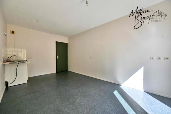 CLUIRE - Appartement 1 Pièce avec terrasse et place de stationnement couverte