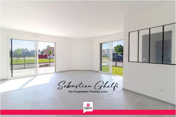 belle maison de plain-pied avec 3 chambres-cellier-garage