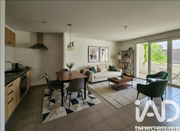 Appartement à vendre 3 pièces 66 m² Saint-Herblain
