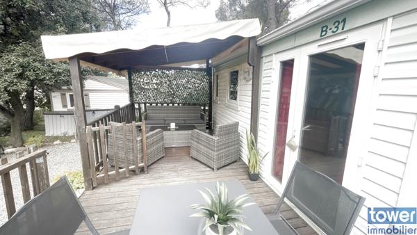 Mobilhome dans parc de loisirs 5 étoiles