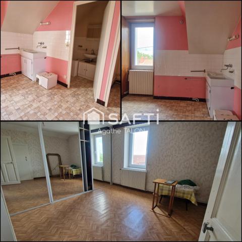 Maison avec deux logements indépendants, dépendances et grands volumes