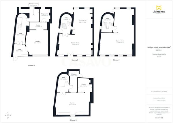 Vente Immeuble de 246m² - 33000 Bordeaux