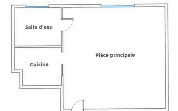 Appartement à vendre    1 pièce • 17,34 m2 Paris 13