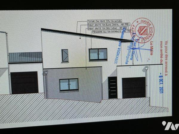 ORVAULT, Mulonnière, en Impasse. En VEFA. Maison de 5 chambres pour 127,92 m² habitable. 