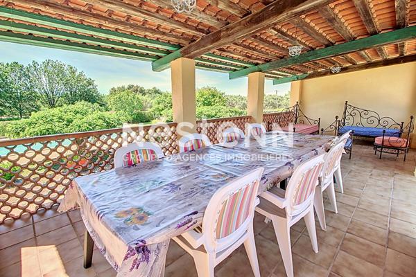 BASTIDE FAMILIALE A VENDRE - LES ARCS 188m² + CARPORT + PISCINE 12x6m
