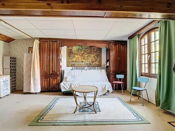 RUILLE SUR LOIR (72),Maison à vendre 4 pièces 95m²-terrain 310m²-terrasse- abri de jardin- bord de Loir- Ponton à rénover