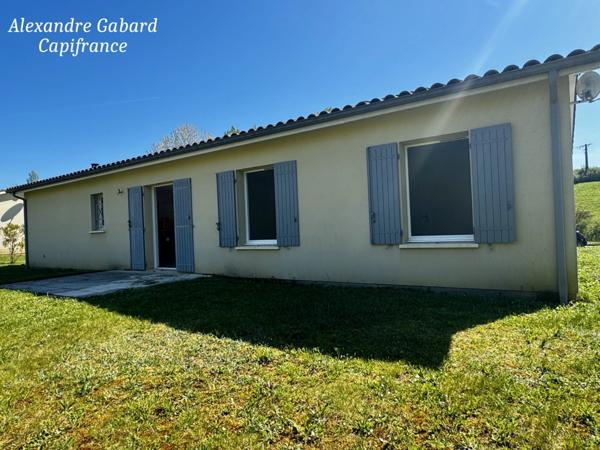 Maison de plain-pied - 3 chambres - Jardin - Garage