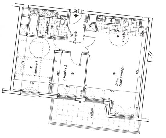 Appartement à vendre 3 pièces 61 m² Châtillon