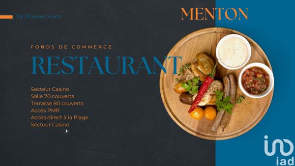 Restaurant à vendre 247 m² Menton