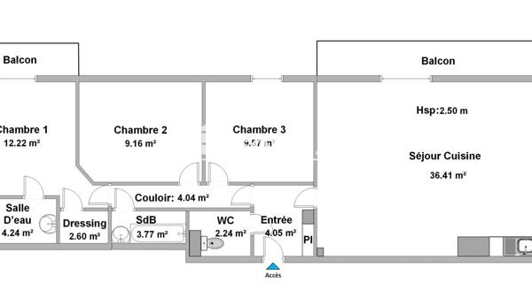 Location Appartement 4 pièces 88.3 m² - Vert-saint-denis 77240