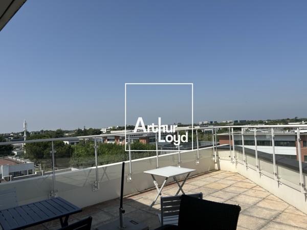 Bureaux à louer à Toulouse - dernier étage avec terrasse