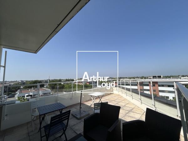 Bureaux à louer à Toulouse - dernier étage avec terrasse