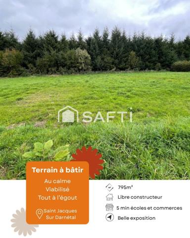 Votre futur cocon sur un terrain idéal de 795 m²