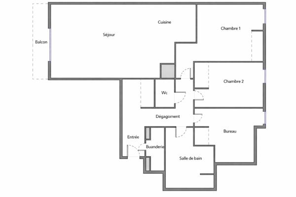 À VENDRE - MASSY ATLANTIS - APPARTEMENT 4 PIÈCES AVEC BALCON, DOUBLE PARKING ET À 10 MINUTES DE MASSY-PALAISEAU