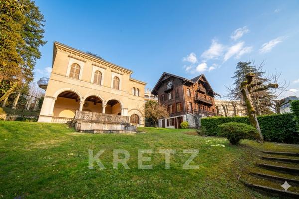 Propriété unique Aix les Bains, avec palais italien et le chalet Charcot !