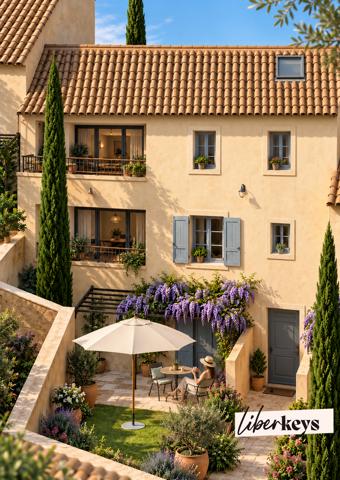 NOUVEAU À CUCURON - Appartement T2 de 43 m2 avec Loggia - au cœur du village.