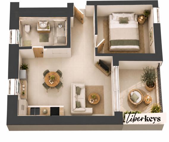 NOUVEAU À CUCURON - Appartement T2 de 43 m2 avec Loggia - au cœur du village.
