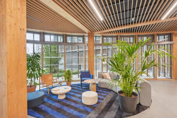 Bureaux neufs avec vue sur la Seine - Nombreux services dernière génération - Espace extérieur