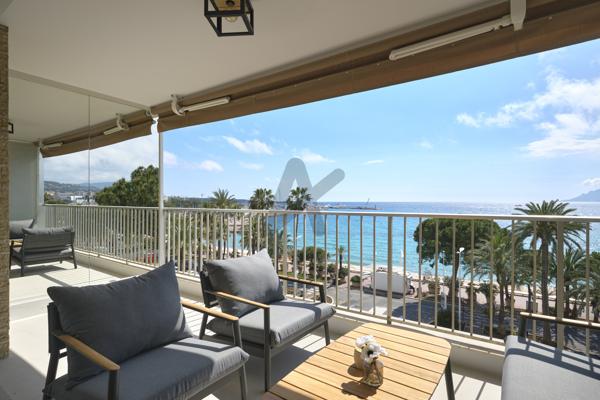 Cannes, Croisette - Appartement 3 pièces Vue Mer Panoramique