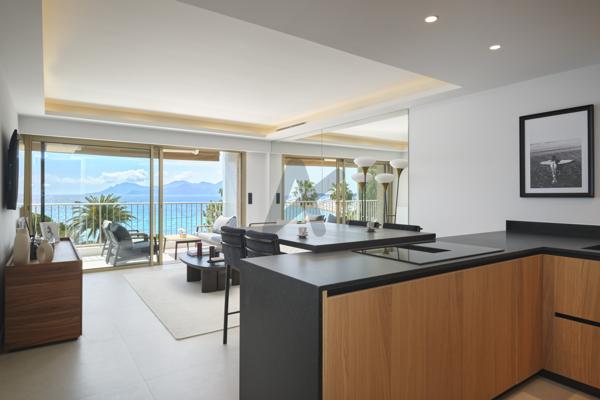 Cannes, Croisette - Appartement 3 pièces Vue Mer Panoramique