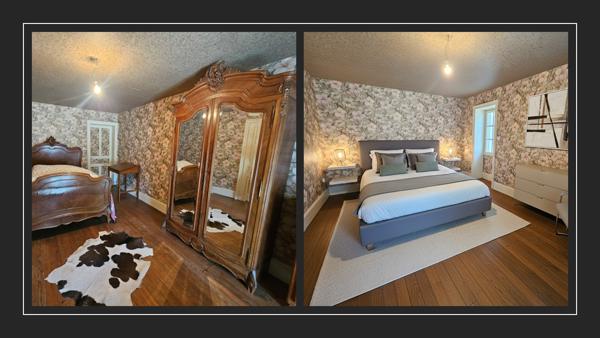 Maison mitoyenne 250 m² , jardin , 2 garages + carport, , 7 chambres, centre-ville Corcieux