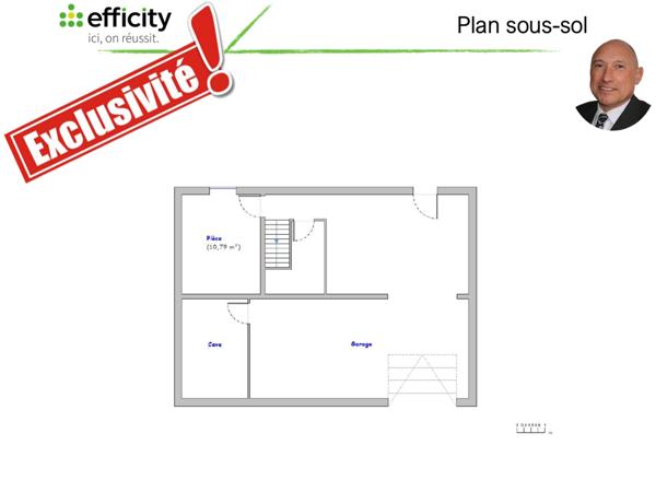 Maison 5 pièces - 100 m² Exclusivité efficity