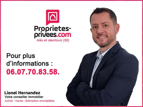 Mons 30340 - Terrain à bâtir de 1001m² avec jolie vue