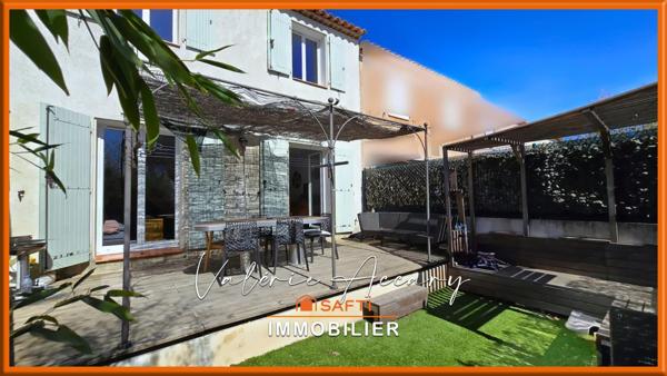 Cuers : Maison de 82 m² sur un terrain de 110 m², 3 chambres, garage...