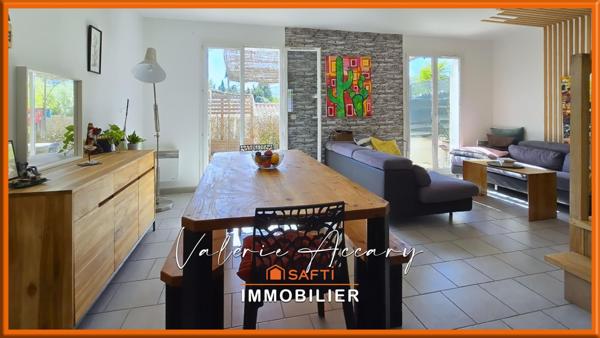 Cuers : Maison de 82 m² sur un terrain de 110 m², 3 chambres, garage...