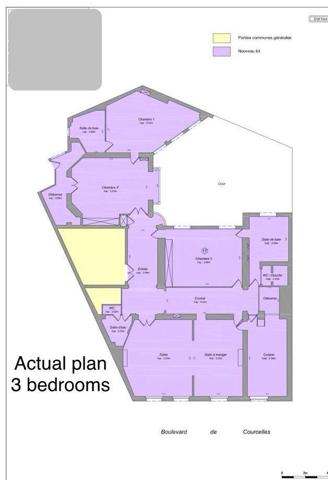 MAGNIFIQUE APPARTEMENT 8 PIECES PROCHE METRO VILLIERS ET PARC MONCEAU