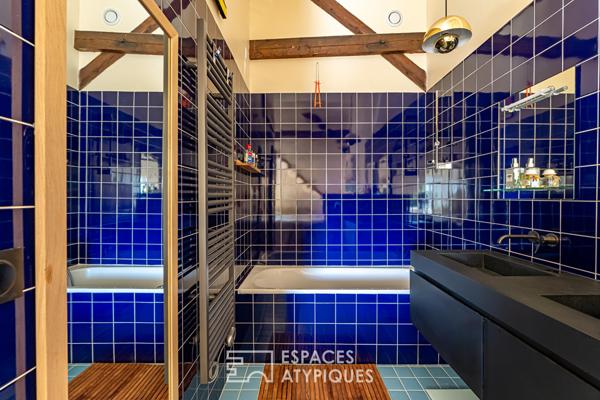 Lumineux duplex avec terrasse, dans sa demeure historique réhabilitée