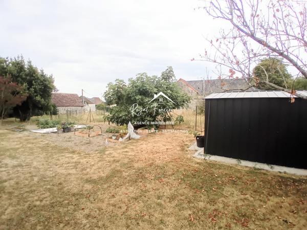 Vue sur la campagne, (zone non constructible), dans un hameau