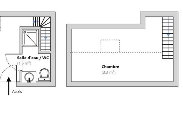 Studio T1 F1 14.6 m² à Chartres 6 RUE MENDES FRANCE 28000 à louer