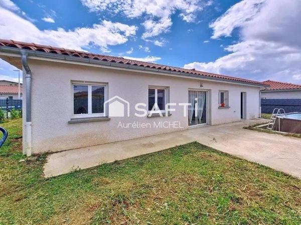 Maison de plain pied avec garage 93 m2 quartier Les Ravinelles