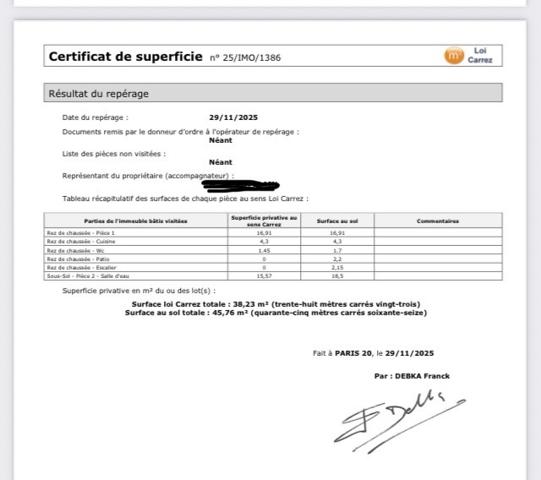 Appartement 2 pièces - 46 m²