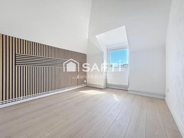 Appartement rénové - 3 pièces - 59m2 (70m2 au sol)