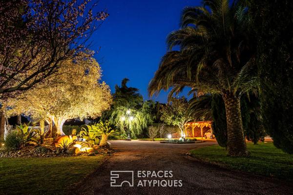 Mas de caractère entre mer et montagne avec hébergements indépendants et espace bien-être