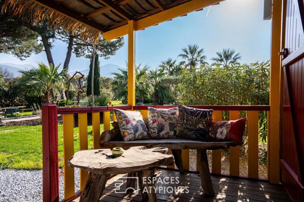 Mas de caractère entre mer et montagne avec hébergements indépendants et espace bien-être