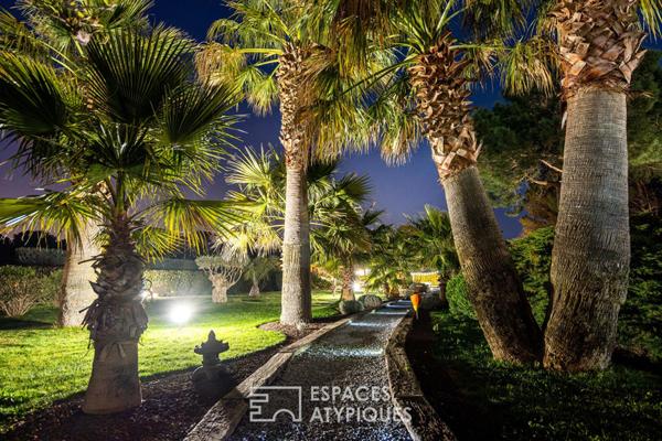 Mas de caractère entre mer et montagne avec hébergements indépendants et espace bien-être