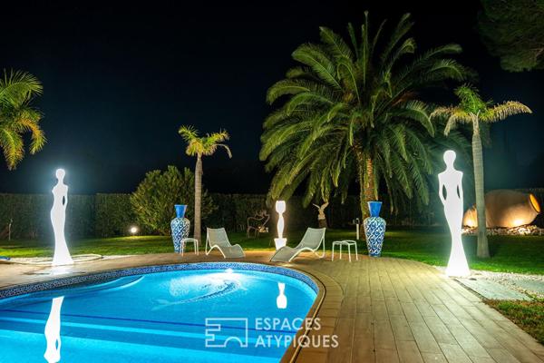 Mas de caractère entre mer et montagne avec hébergements indépendants et espace bien-être