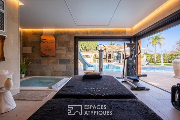 Mas de caractère entre mer et montagne avec hébergements indépendants et espace bien-être