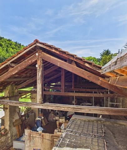 Maison de village avec jardin (terrain constructible)
