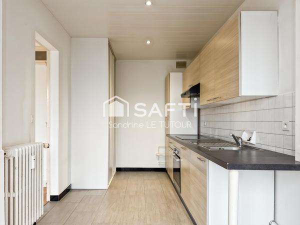 Lumineux 3/4 pièces avec cave et garage