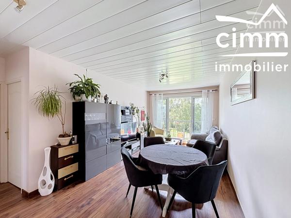 T3 LUMINEUX &nbsp;DE 64 M² – DPE B – 2 CHAMBRES – STATIONNEMENTS – ENVIRONNEMENT CALME ET VERDOYANT - RENNES SUD