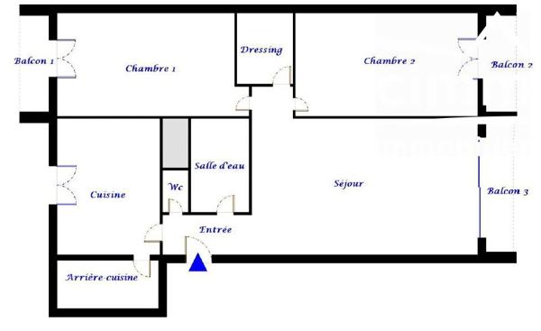 T3 LUMINEUX &nbsp;DE 64 M² – DPE B – 2 CHAMBRES – STATIONNEMENTS – ENVIRONNEMENT CALME ET VERDOYANT - RENNES SUD