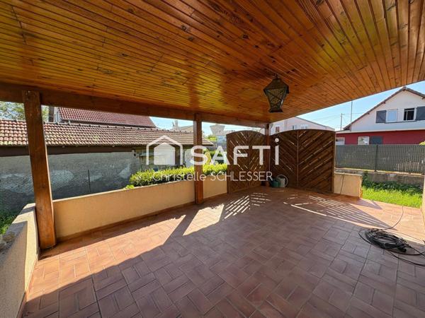 Maison sur sous-sol avec 3 chambres et un accès terrasse et jardin